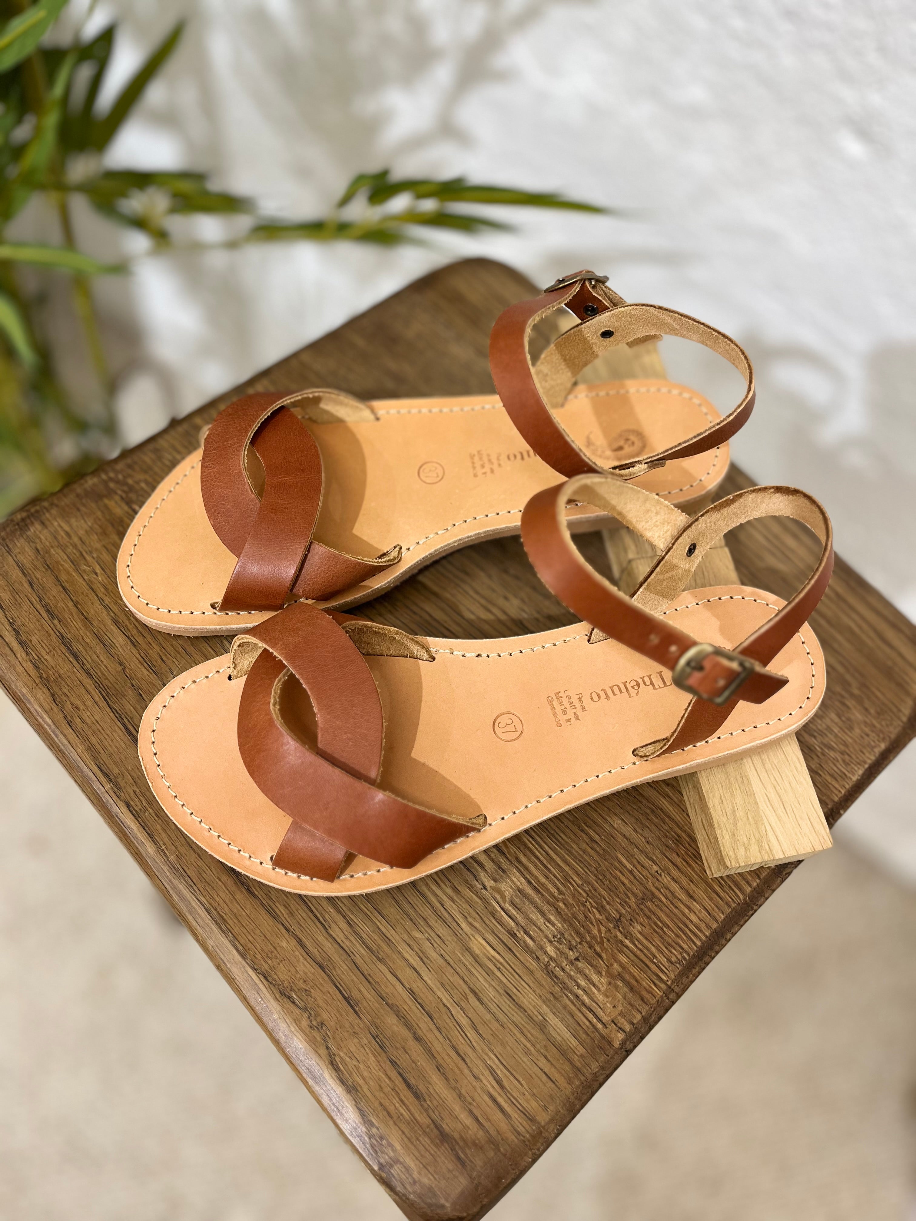 CHAUSSURE SALOME - COGNAC