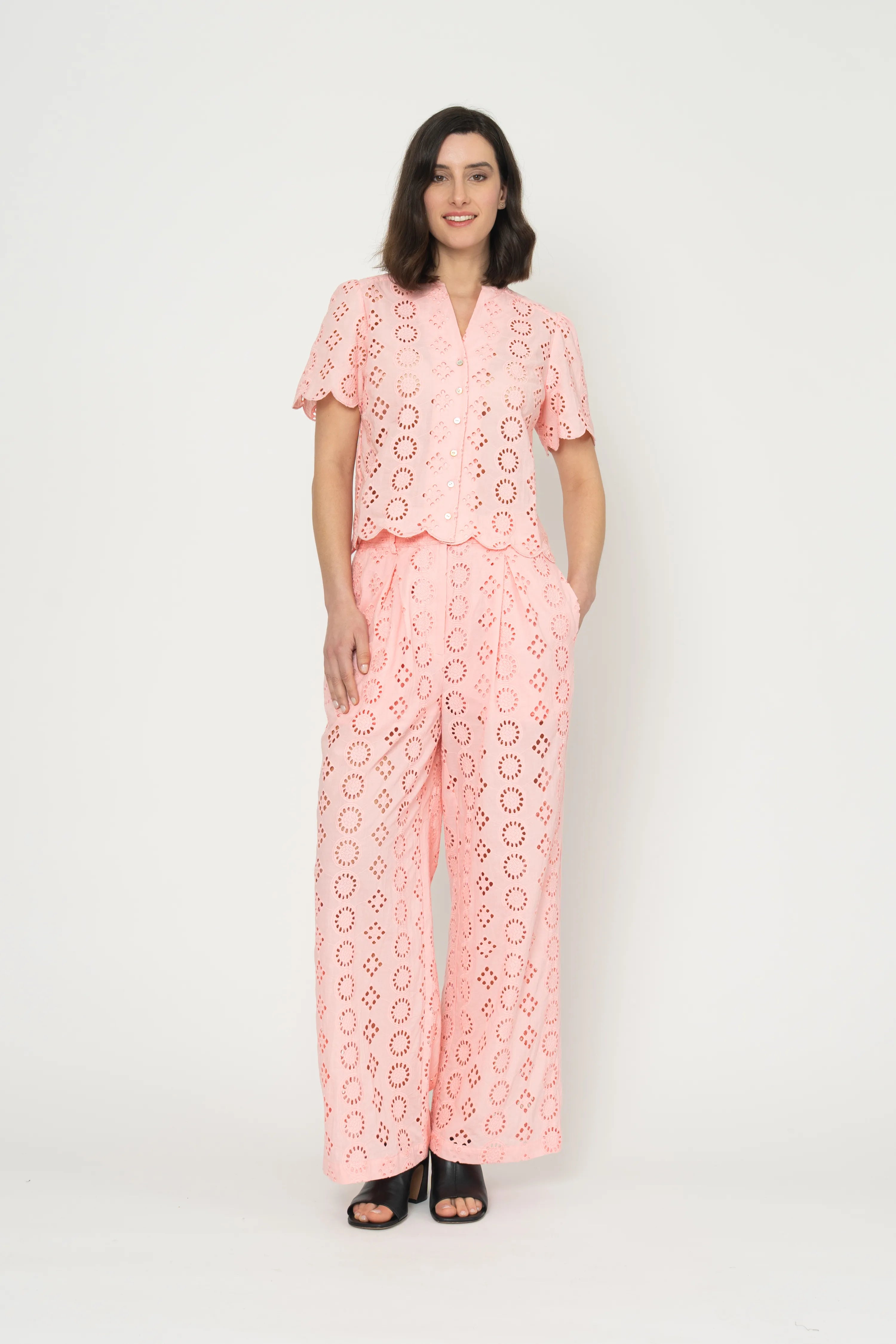 CHEMISE BANJO - ROSE TENDRE